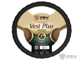 Оплётка на руль  PSV VEST (EXTRA) Fiber (Черный) 2XL