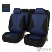 Чехлы PSV Imperial Next (Черный- синий), экокожа 