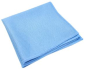 (Dry Monster) САЛФЕТКА 30*40 см микрофибра для стекол "Рыбья чешуя" ГОЛУБОЙ