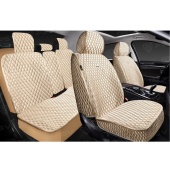 Накидки 5D PSV Xolodok (Бежевый/Отстрочка Бежевая), комплект на весь салон, холодок
