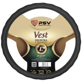 Оплетка на руль  PSV VEST (EXTRA) Fiber (Черный) L