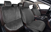 Накидки PSV 2D "PREMIUM" GTL Effect (Т.Серый/отстрочка серая), комплект на весь салон