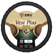 Оплётка на руль  PSV VEST (EXTRA) PLUS Fiber (Черный) М Оплётка на руль  PSV VEST (EXTRA) PLUS Fiber (Черный) М