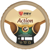 Оплётка на руль PSV ACTION Fiber (Бежевый)  M 