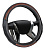 Оплетка руля SENATOR New Jersey M (Черный)