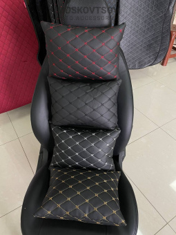 подушка экокожа 30 40